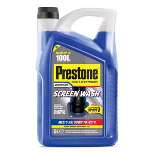 Glass Care, Prestone  23C Concentrated Screen Wash   Blue   5 Litre, PRESTONE