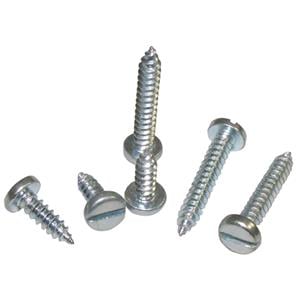 Screws, Wot Nots Screw Self Tap Slotted   3 4in. x Size 12   Pack of 4, WOT NOTS