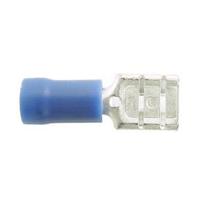 Terminal Connectors, Wot Nots Wiring Connectors   Blue   Female Slide On   6.3mm   Pack of 4, WOT NOTS