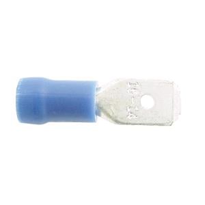 Terminal Connectors, Wot Nots Wiring Connectors   Blue   Male Tab   6.3mm   Pack of 4, WOT NOTS