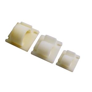 Hose Clips and Clamps, Wot Nots Cable Clips   Self Adhesive   Natural   7.5mm   Pack Of 2, WOT NOTS