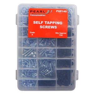 Screws, Pearl Self Tapping Screws   Assorted   Pack of 750, PEARL CONSUMABLES