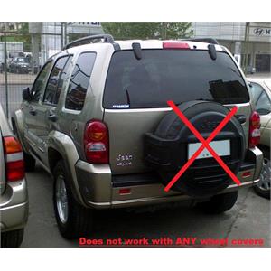 Peruzzo Black 4x4 Spare Wheel Mounted Bike Rack for 2 Bikes