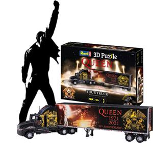 Gifts, Revell Queen Tour Truck 3D Puzzle Gift Set, Revell