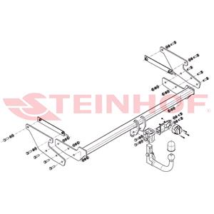 Tow Bars And Hitches, Steinhof Automatic Detachable Towbar (vertical system) for Renault ESPACE V, 2015 Onwards, Steinhof