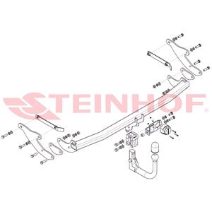 Tow Bars And Hitches, Steinhof Automatic Detachable Towbar (vertical system) for Renault GRAND SCÉNIC IV, 2016 Onwards, Steinhof
