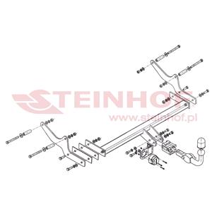 Tow Bars And Hitches, Steinhof Automatic Detachable Towbar (horizontal system) for Renault LAGUNA III Sport Tourer,  2007 to 2015, Steinhof