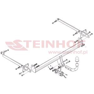 Tow Bars And Hitches, Steinhof Towbar (fixed with 2 bolts) for Renault MEGANE Estate, 2009 2016, Steinhof