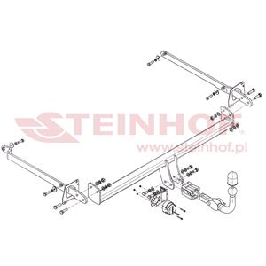 Tow Bars And Hitches, Steinhof Automatic Detachable Towbar (horizontal system) for Renault MEGANE Estate,  2009 to 2016, Steinhof