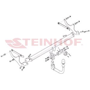 Tow Bars And Hitches, Steinhof Automatic Detachable Towbar (vertical system) for Renault MEGANE IV Grandtour, 2016 Onwards, Steinhof