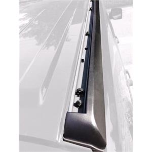 Complete set of steel roof bars, supplied with locks and keys