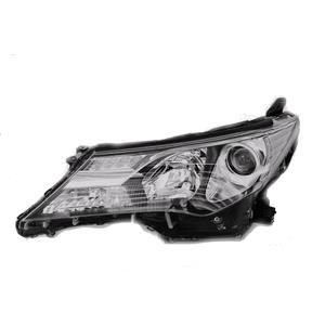 Lights, Left Headlamp (Halogen, Takes HB3 / HB3 Bulbs, With LED Daytime Running Light, Black Bezel, Supplied Without Motor) for Toyota RAV 4 IV 2013 2016, 