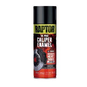 Paints, RAPTOR Caliper Enamel High Heat Aerosol   Satin Black   360ml, U POL