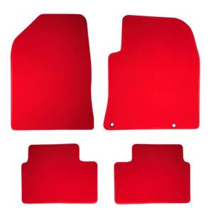 Car Mats, Luxury Tailored Car Mats for Lexus IS III, 2013 2020   Enzo Red   4 Piece   2 Clips In Driver and Passenger Mats, Sport Tailored Car Mats