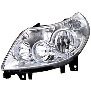 Lights, Left Headlamp (Original Equipment, Adaptor Required From Fiat If Being Fitted To Pre 2011 Models   Order Part 1367061080 From Dealer) for Peugeot BOXER Bus 2007 on, 