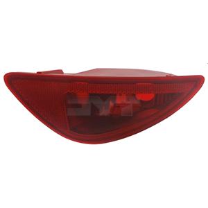 Lights, Right Rear Fog Lamp (In Rear Bumper) for Renault CLIO III  2009 2012, 