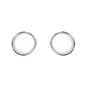 Lights, Right & LH Fog Lamp Bezel (Chrome, Pair Supplied) for Renault KADJAR 2015 on, 