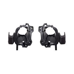 Lights, Right & Left Fog Lamp Covers (Pair Supplied, Matte Black) for Renault KADJAR 2015 Onwards, 
