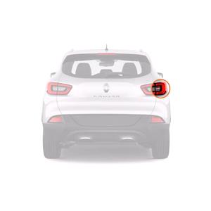 Lights, Right Rear Lamp (Outer, On Quarter Panel, Original Equipment) for Renault KADJAR 2015 on, 
