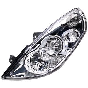 Lights, Left Headlamp (Halogen, Takes H7 / H1 Bulbs, Supplied Without Motor) for Vauxhall MOVANO Mk II Combi 2010 on, 