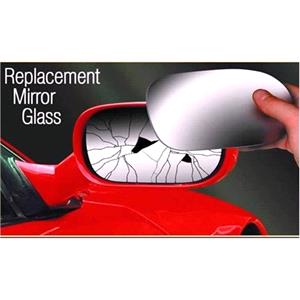 Left Stick-On Wing Mirror Glass