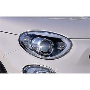 Lights, Right Headlamp (Halogen, Takes H7 Bulb, Original Equipment) for Fiat 500X 2015 on, 