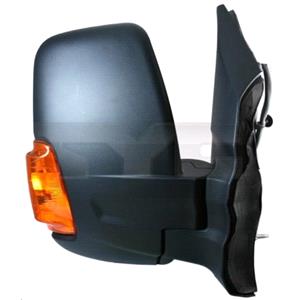 Wing Mirrors, Right Mirror (electric, heated, amber indicator, power folding) for Ford TRANSIT Box 2014 200, 