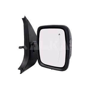 Wing Mirrors, Right Wing Mirror (electric, heated, primed cover, indicator, power folding, BLIND SPOT WARNING) for Renault TRAFIC III Platform/Chassis 2021 Onwards, 