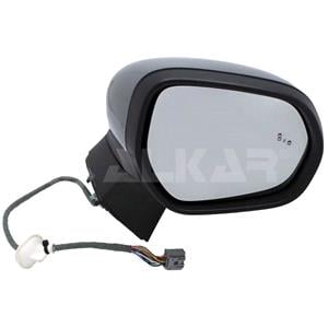 Wing Mirrors, Right Wing Mirror (electric, heated, indicator, primed cover, blind spot warning lamp) for Ford PUMA 2019 Onwards, 