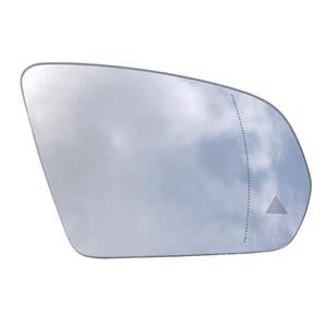 Wing Mirrors, Right Wing Mirror Glass (heated, blind spot warning, without Auto Dim) and Holder for Mercedes C CLASS Convertible 2016 Onwards, 