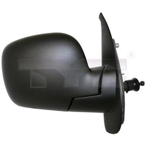 Wing Mirrors, Right Wing Mirror (manual, cable/lever type) for Renault KANGOO, 2008 2012, 