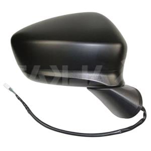 Wing Mirrors, Right Wing Mirror (electric, indicator lamp, primed cover, not heated, without power folding) for Mazda CX 5, 2011 2016, 