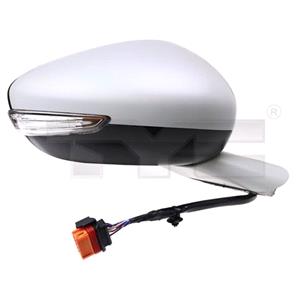 Right Mirror (electric, heated, indicator, primed cover) - Original Replacement