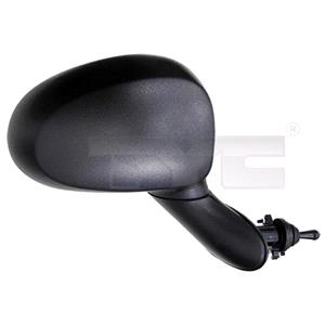 Wing Mirrors, Right Wing Mirror (manual, black cover) for DAEWOO MATIZ, 2005 2009, 