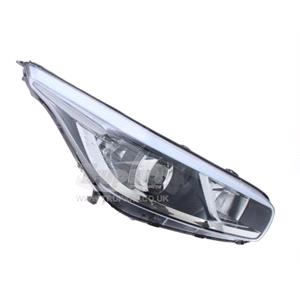 Lights, Right Headlamp (Halogen, Takes H7 / H7 Bulbs, Without LED Daytime Running Light, Supplied With Motor) for Kia CEE`D Sportswagon 2012 2015, 
