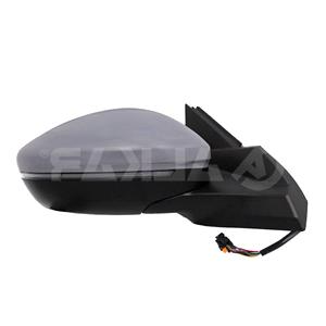 Wing Mirrors, Right Wing Mirror (electric, heated, primed cover, LED indicator, Not power folding, No puddle lamp) for Peugeot 2008 II 2019 Onwards, 