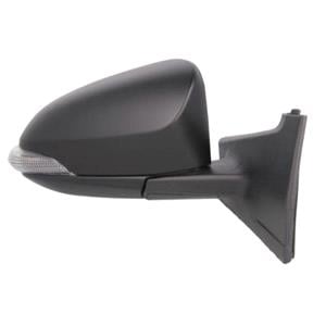 Wing Mirrors, Right Wing Mirror (electric, heated, indicator lamp, black cover) for TOYOTA YARIS / VITZ, 2011 Onwards, 