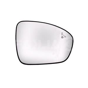 Wing Mirrors, Right Wing Mirror Glass (heated, blind spot warning indicator) for Renault ARKANA I, 2019 Onwards, 