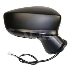 Wing Mirrors, Right Wing Mirror (electric, heated, indicator, primed cover) for Mazda 3 2013 Onwards, 