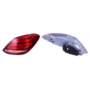 Lights, Right Rear Lamp (Saloon Only, LED Type, Supplied With Bulb Holder, Original Equipment) for Mercedes C CLASS 2013 on, 