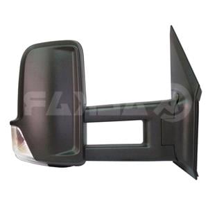 Wing Mirrors, Right Wing Mirror (Manual, indicator lamp, Long Arm) for Volkswagen CRAFTER 30 35 Bus 2006 2016, 