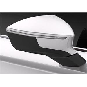 Wing Mirrors, Right Wing Mirror (electric, heated, indicator, primed cover, power folding) for Seat ATECA, 2016 2021, 