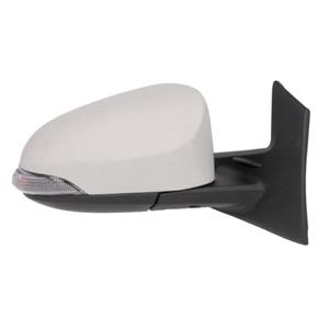 Wing Mirrors, Right Wing Mirror (electric, heated, indicator, primed cover) for Toyota PRIUS C, 2012 Onwards, 