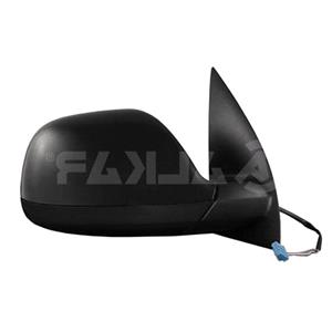 Wing Mirrors, Right Wing Mirror (electric, heated, black cover, black base) for Volkswagen AMAROK, 2010 Onwards, 