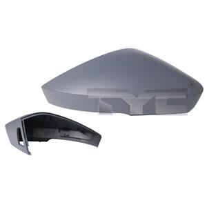 Wing Mirrors, Right Wing Mirror Cover (primed, for mirrors with blind spot warning lamp) for Skoda SCALA 2019 Onwards, 