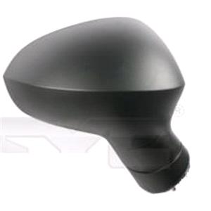Wing Mirrors, Right Wing Mirror (electric, heated, black cover) for Seat IBIZA V 2008 Onwards, 