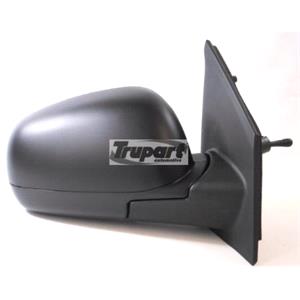 Wing Mirrors, Right Wing Mirror (manual, primed cover) for Nissan NOTE 2006 2013, 