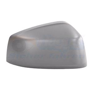 Wing Mirrors, Right Wing Mirror Cover (primed, without blind spot warning lamp gap) for Volkswagen CADDY CALIFORNIA V Camper 2020 Onwards, 