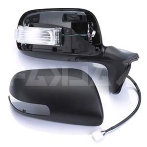 Wing Mirrors, Right Wing Mirror (electric, heated, indicator, primed cover) for Toyota AURIS Van 2010 2013, 