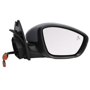 Wing Mirrors, Right Wing Mirror (electrical, heated, indicator, puddle lamp, primed cover, power folding, blind spot warning indicator) for Peugeot 308 Hatchback Van 2015 Onwards, 